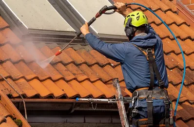 Démoussage et hydrofuge de toiture à Espenel